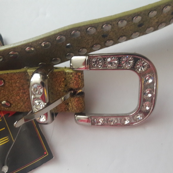 Accessories - Swarovski Crystal Belt size 30S Leather